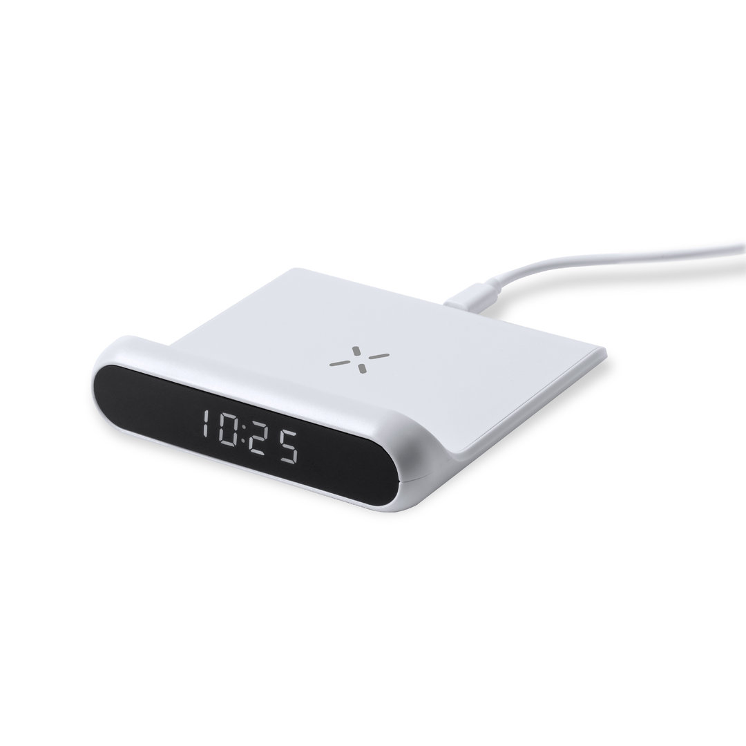 Multi-functional Clock Charger - Ashby de la Zouch - Elham printed with logo