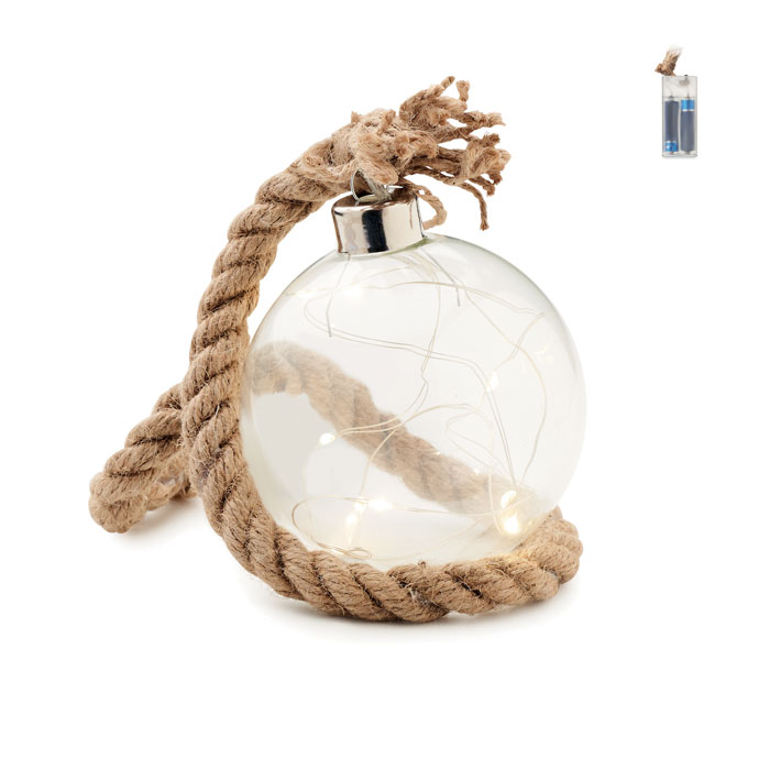 LED Glass Bauble Ornament - Southsea