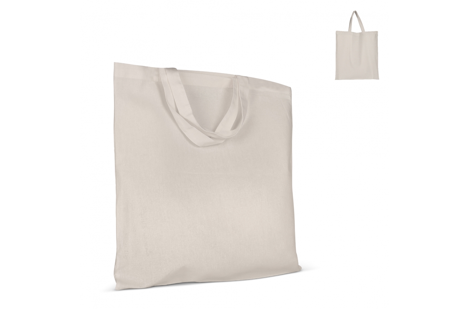 Cotton shoulder bag, OEKO-TEX® standard, 140g/m², dimensions 38x42cm, with a short handle - Tyldesley