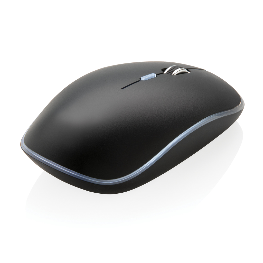 Rechargeable Wireless Mouse with Logo Engraving - Gatwick