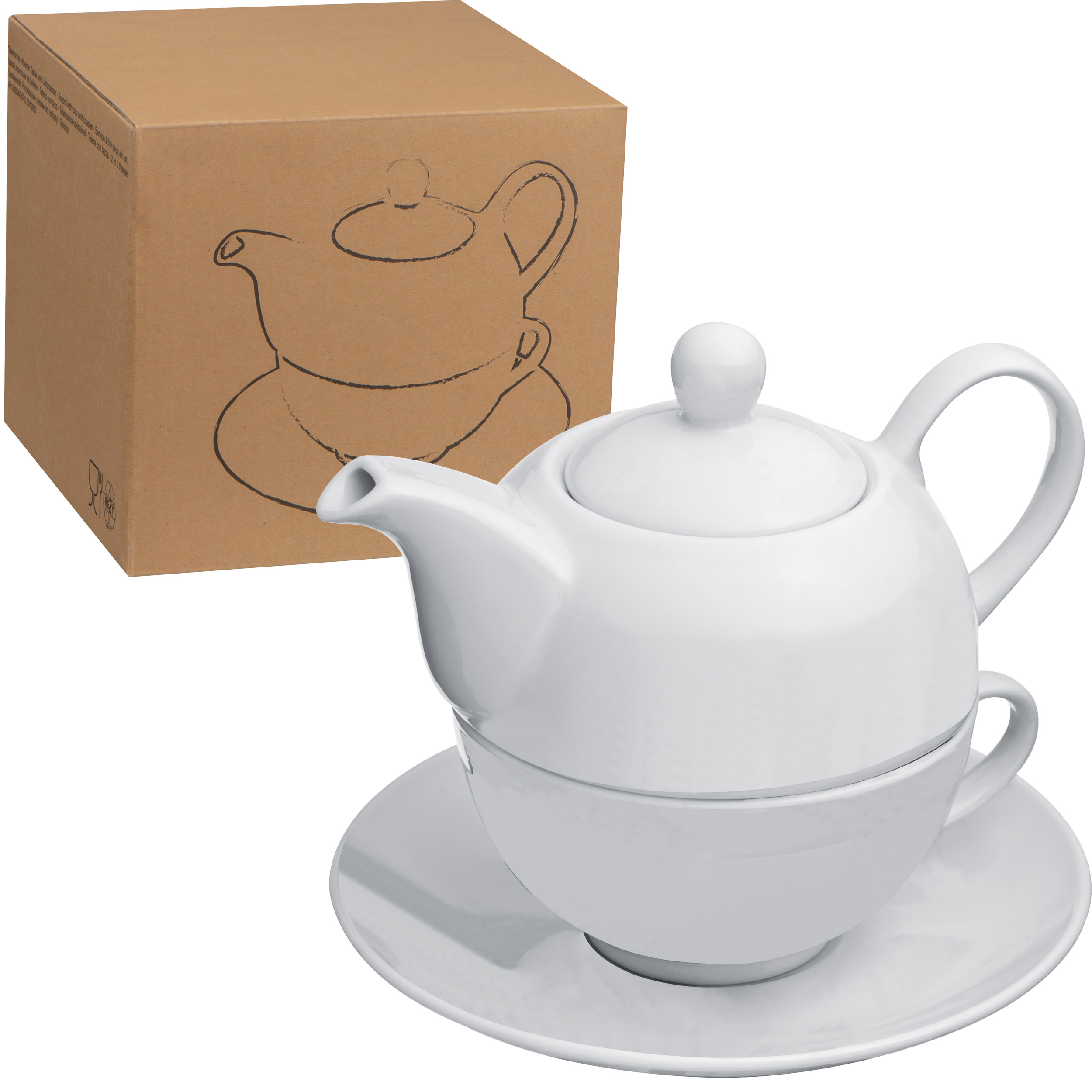 Great Milton Personalized Porcelain Tea Set - Kingsdown