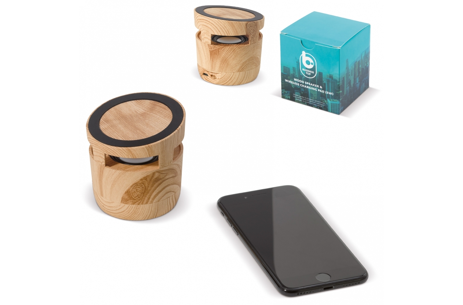 Luxurious Wooden Wireless Speaker and Charger - Warwick