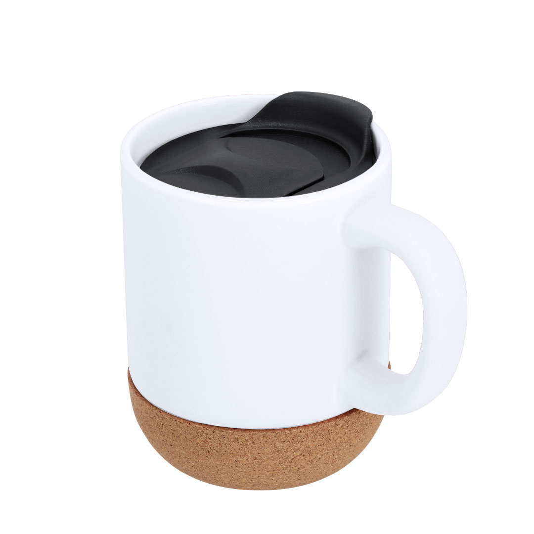 Ceramic Cork Base Thermal Mug - Banstead