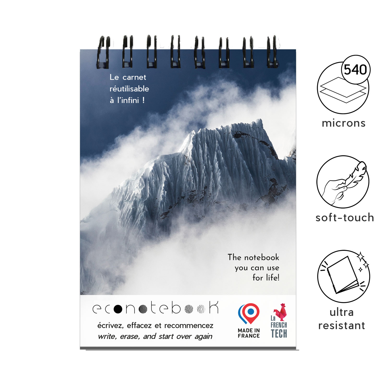 A7 EcoNotebook with Premium Cover - Meriden