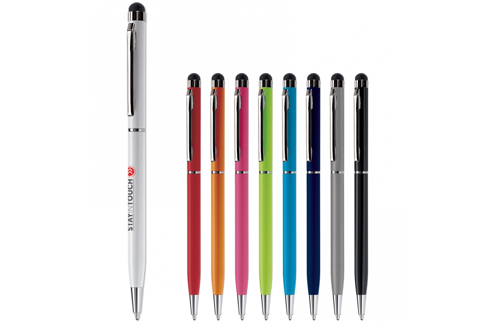 Aluminum Touchscreen Twist Pen - Padstow