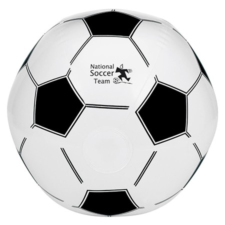Aufblasbarer Fußball aus PVC - Mattsee