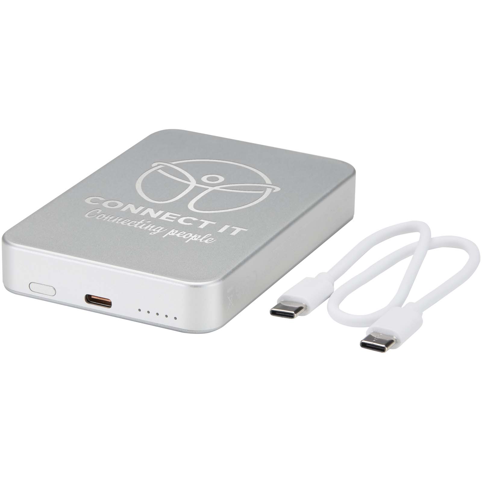 Avis 10.000 mAh RCS Powerbank aus recyceltem Aluminium mit magnetischem Anschluss