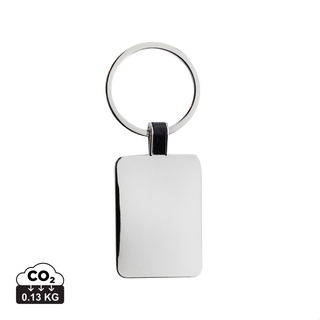 EcoZinc Rectangle Keyring - Ombersley