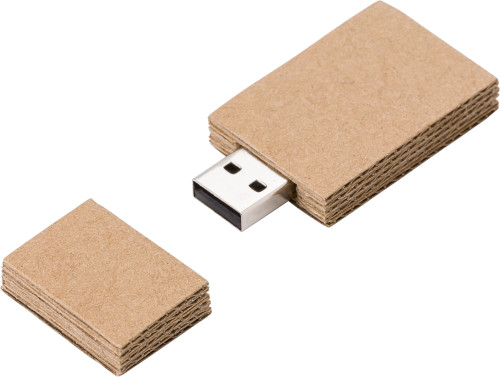 USB 2.0 Drive caja de cartón con tapa protectora - Sheringham