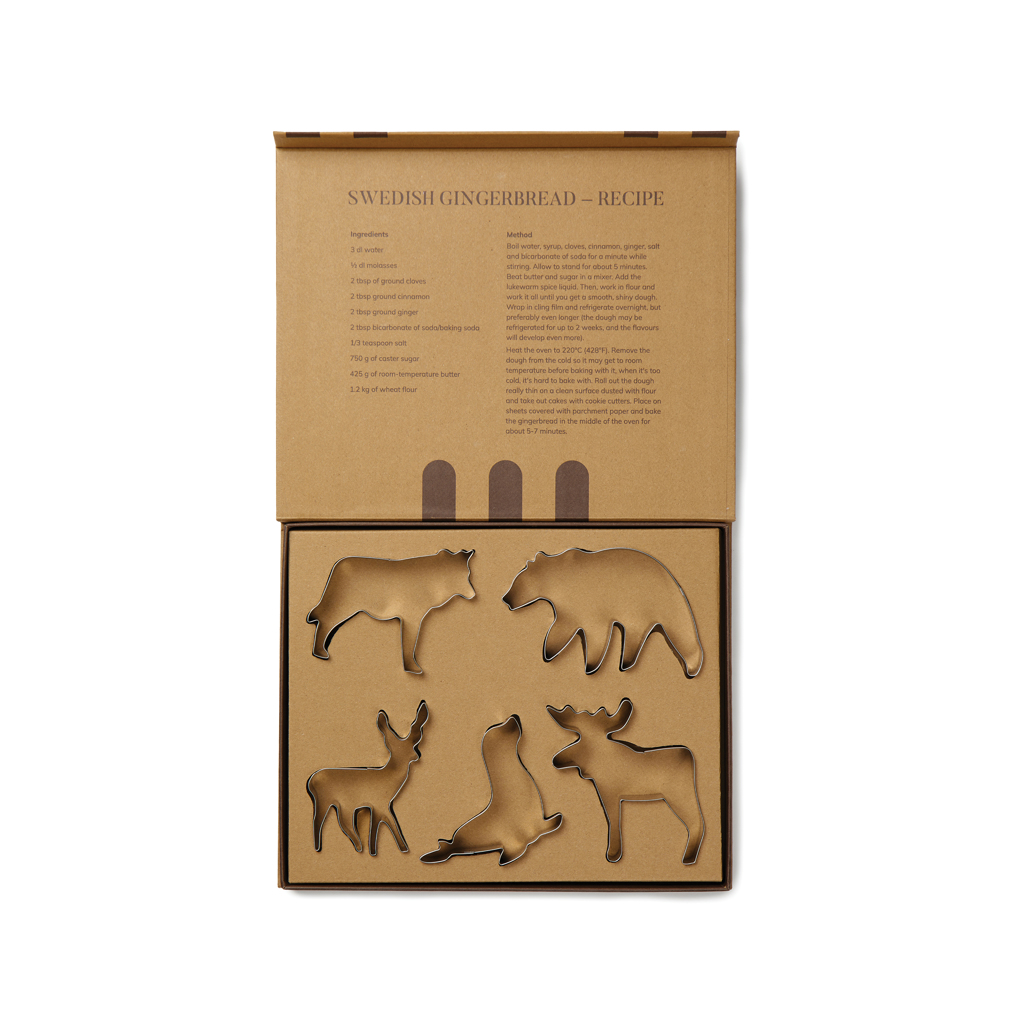 A set of cookie cutters from Nordic Wildlife, Sheringham edition - Newhaven
