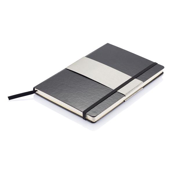 Grid Print Hardcover Notebook - Heston