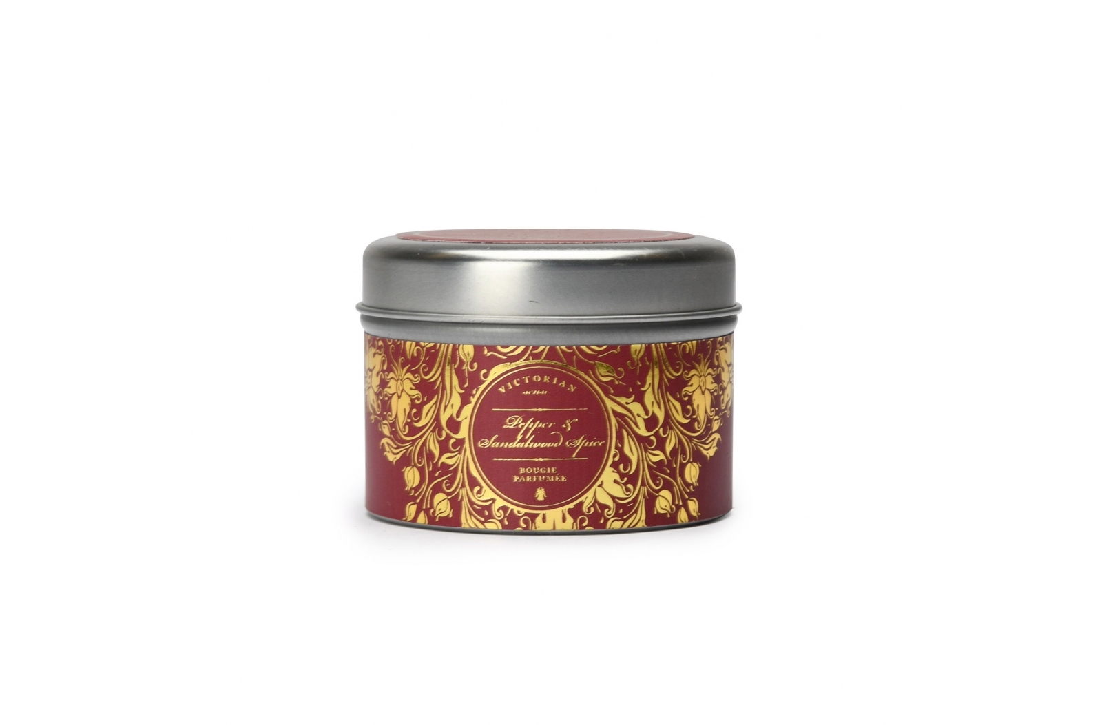 Victorian Sandalwood & Pepper Tin Candle - Wrotham - Llanelli