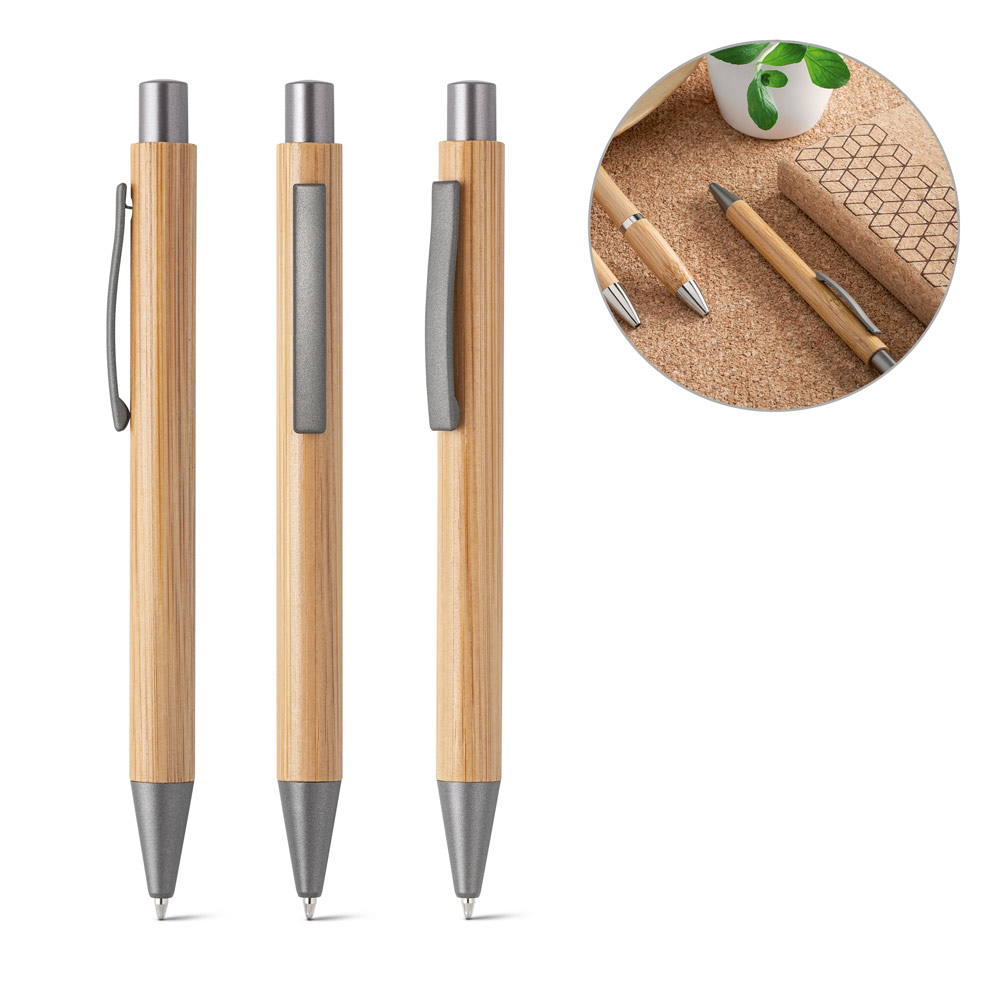 Bamboo Pen with Clip - English Village Name - Tunbridge Wells