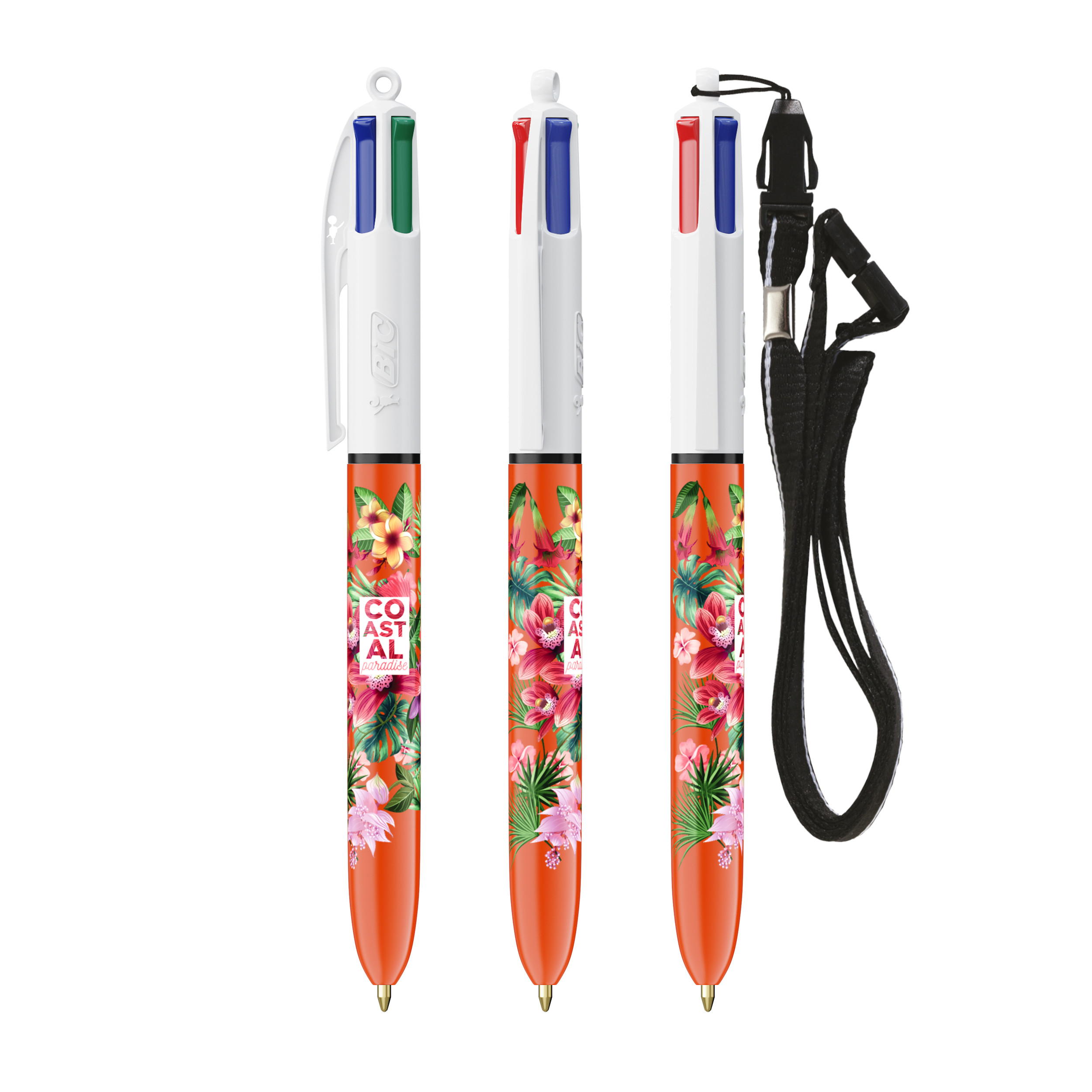 Color Quartet Pen with Lanyard - Petersfield