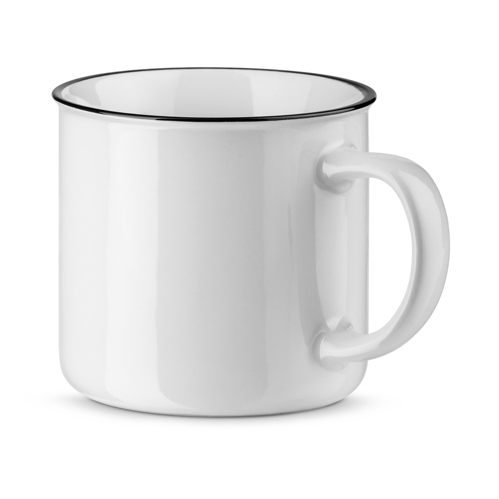 VERNON WHITE 360ml Ceramic Mug - Cygnet - Hemel Hempstead