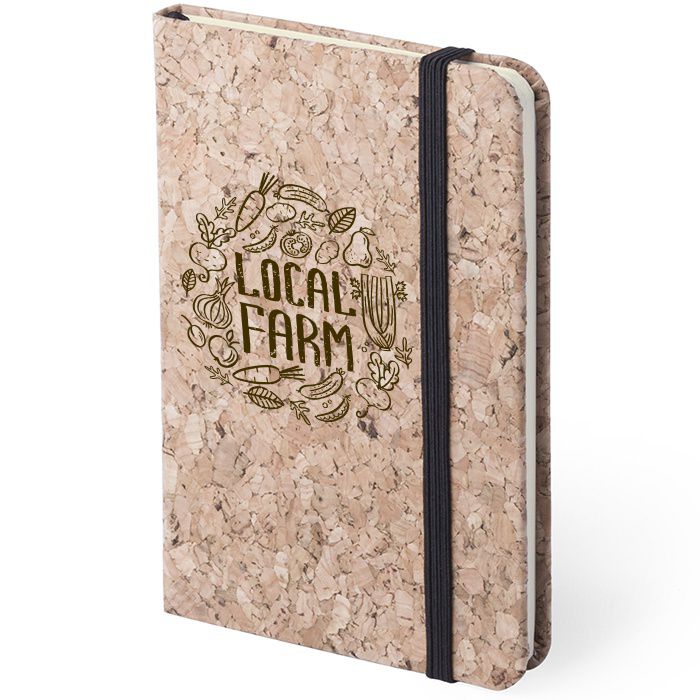 Natural Cork Soft Touch Notepad - Curzon Park