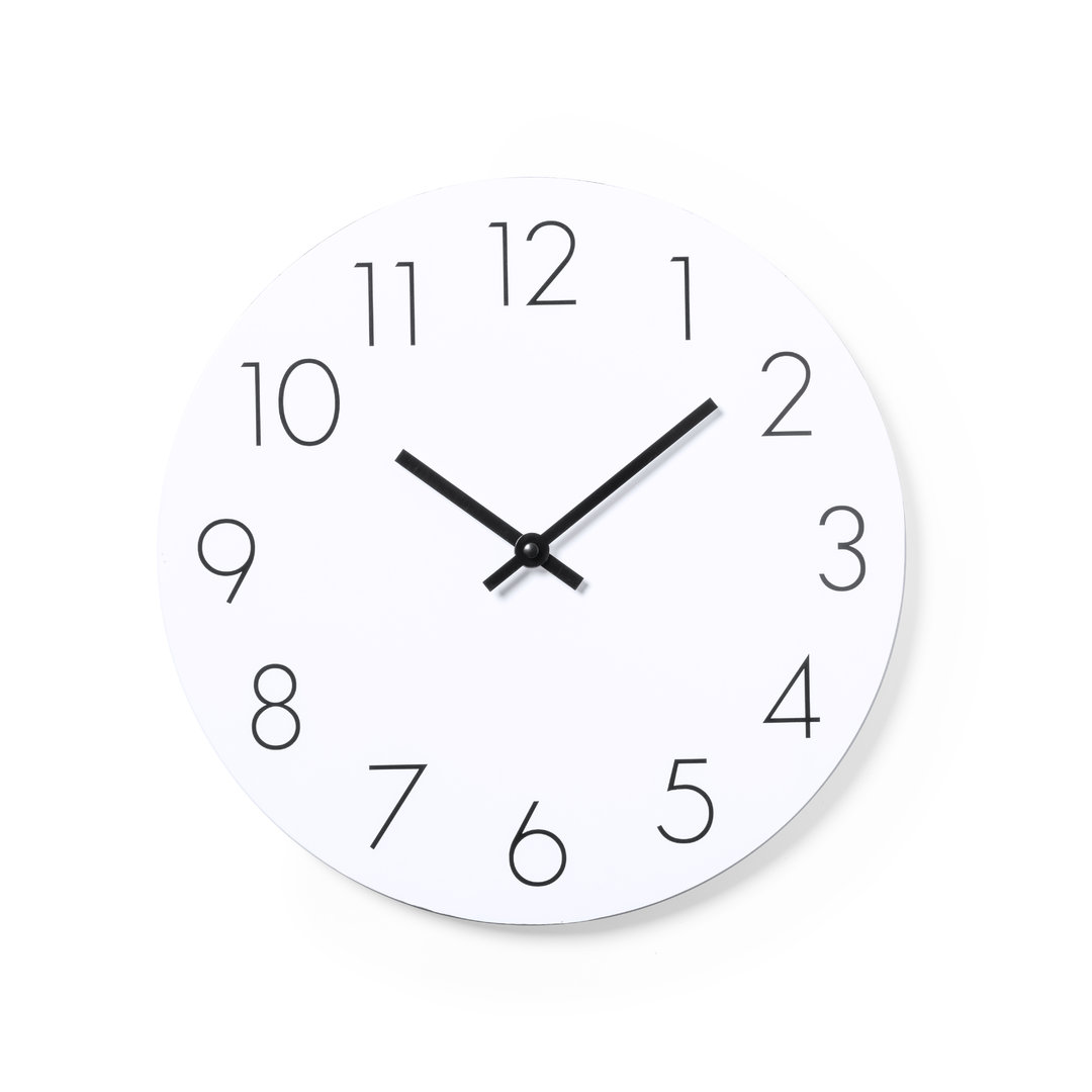 MDF Wood Wall Clock (30 cm) - West Stour