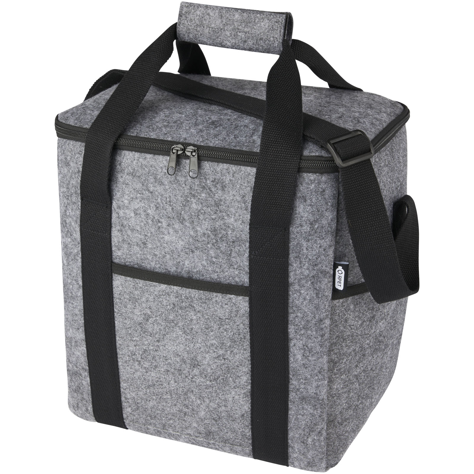 A large cooler bag made from recycled felt. - Attenborough