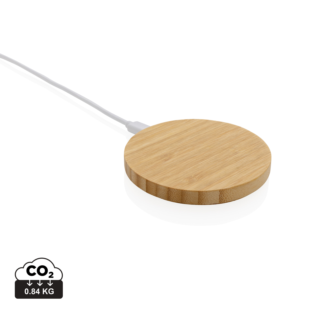Brenchley Wireless Charger made of Bamboo - Iron Acton