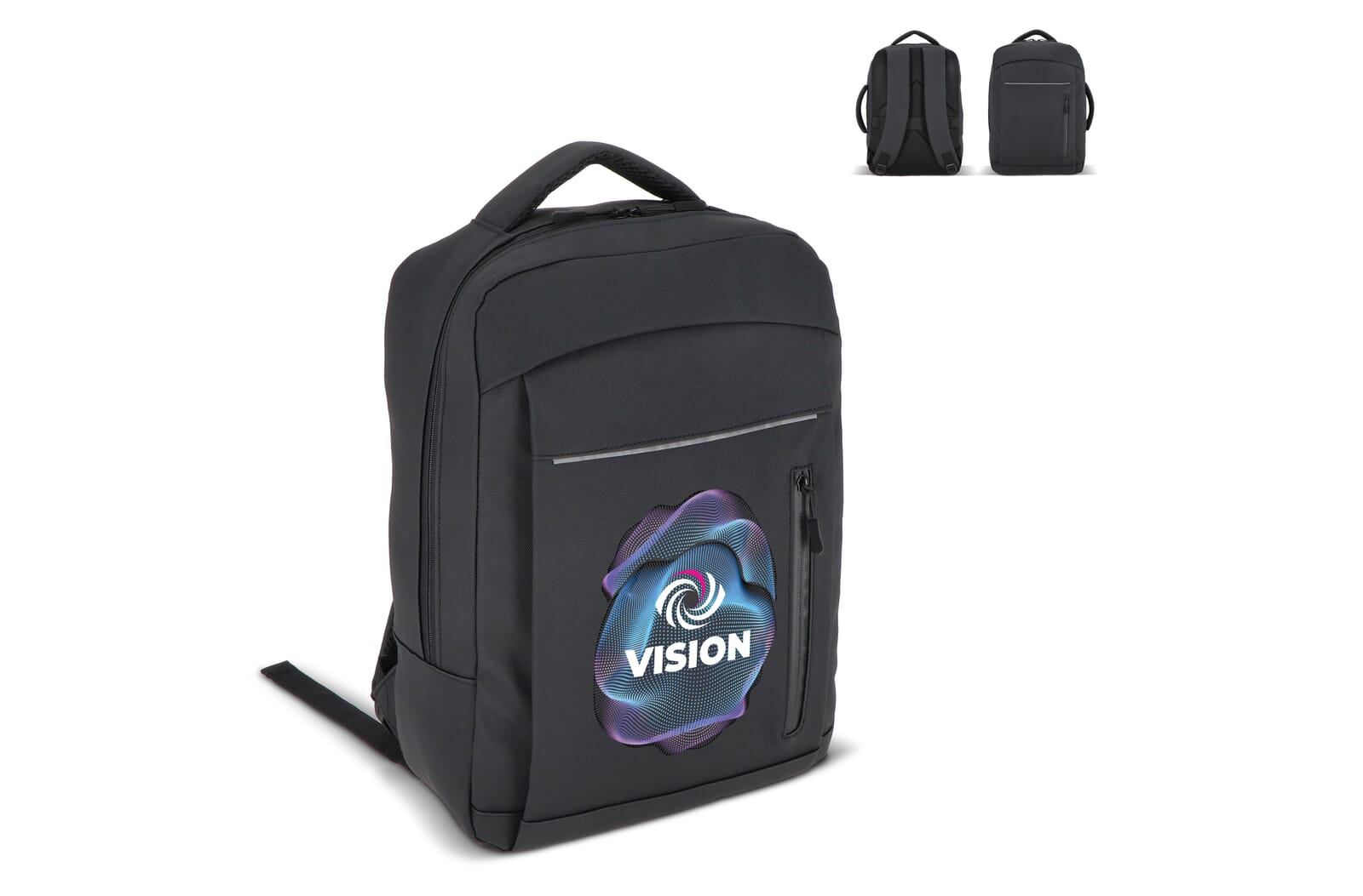 Urban Tech Laptop Backpack - Uist printed with logo
