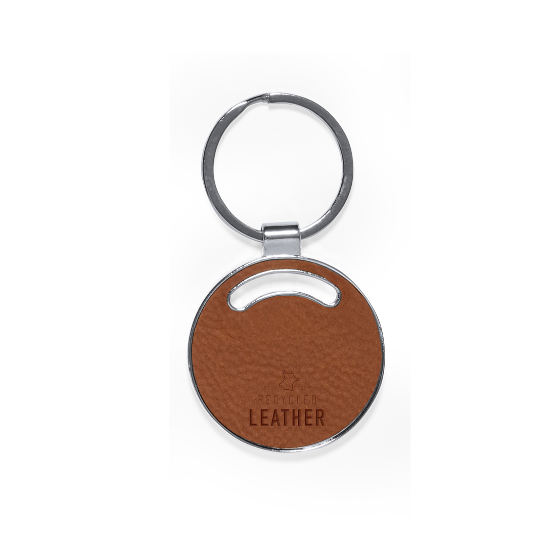 Recycled Leather Keychain - Stowford - Farthingloe