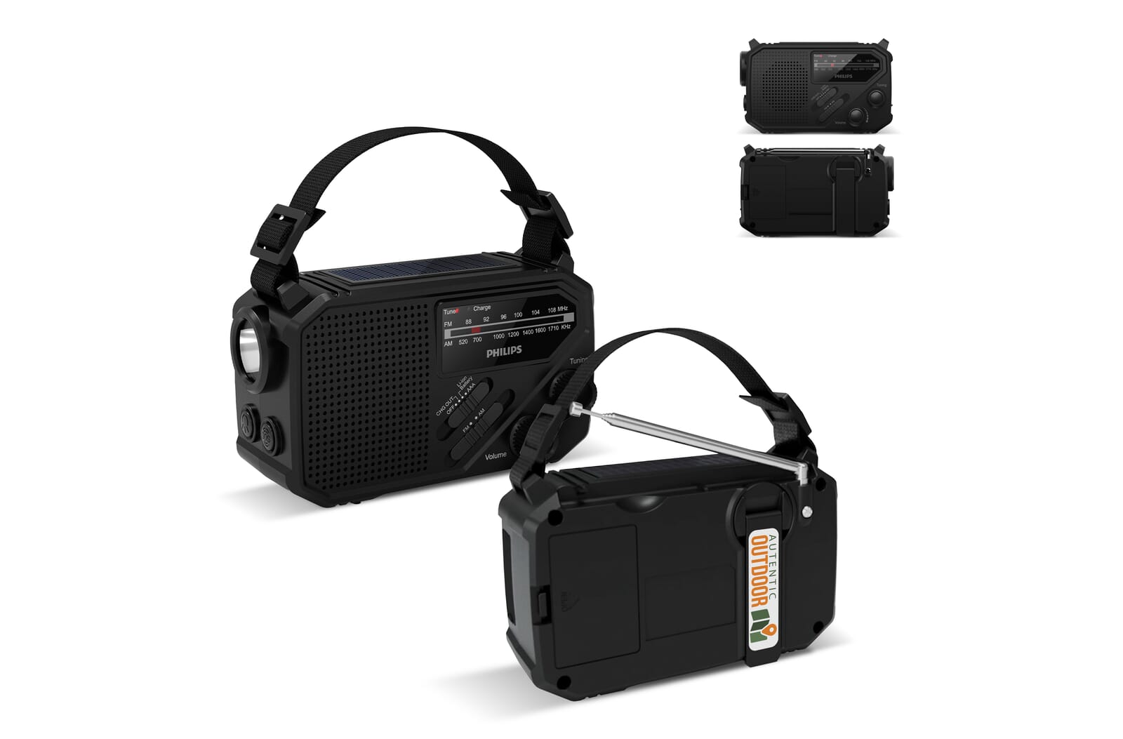 Emergency All-In-One Radio and Flashlight - Caldecott