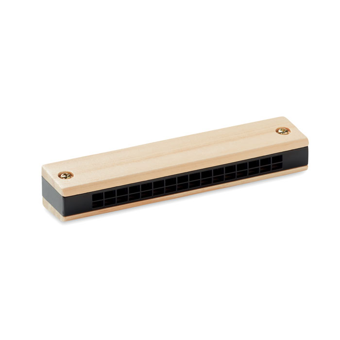 Harmonica with ABS wooden finish - Cuttlebrook