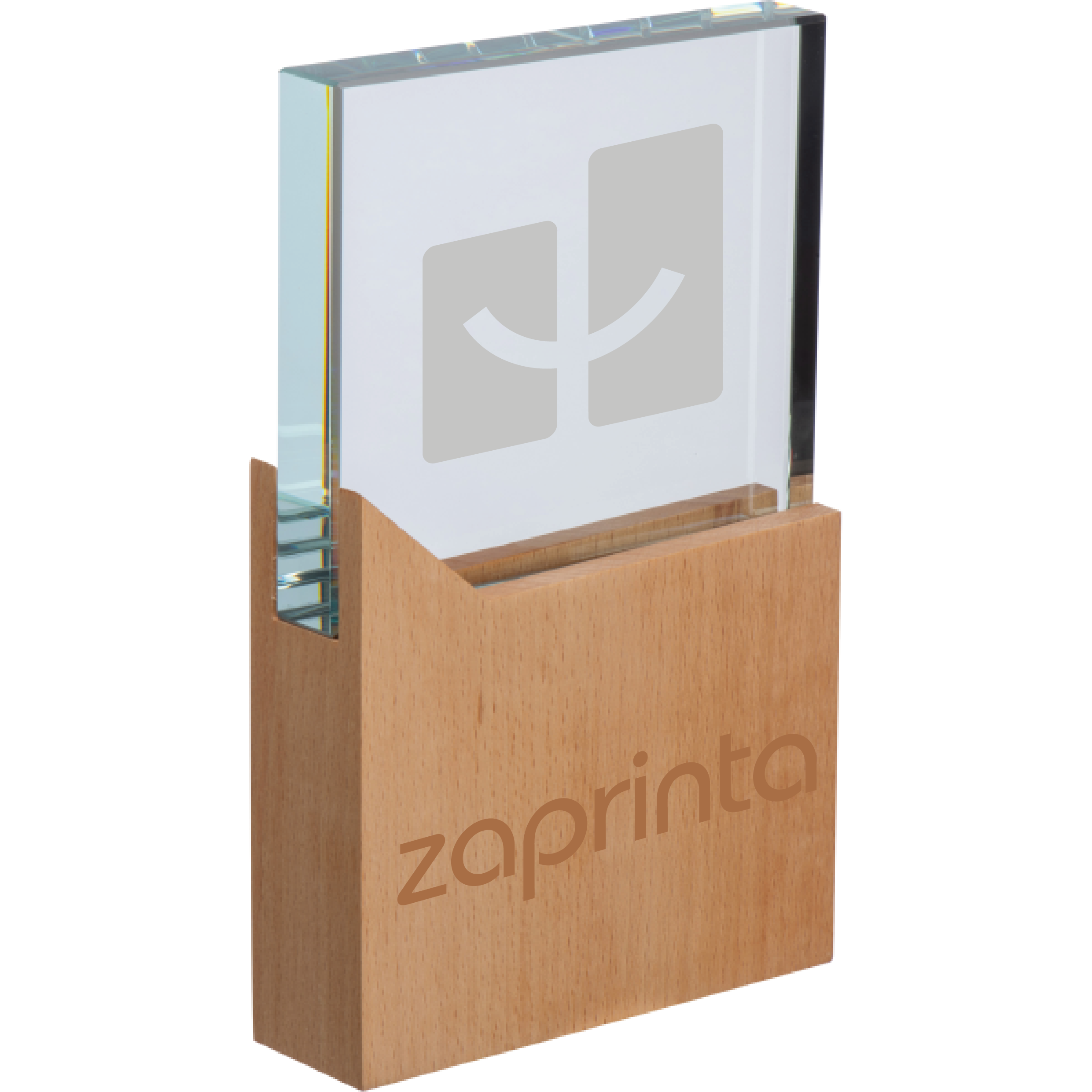 Trophäe mit Holzsockel - Neustrelitz