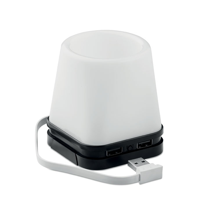 USB-Hub-Stifthalter mit doppeltem Lichtmodus - Goslar