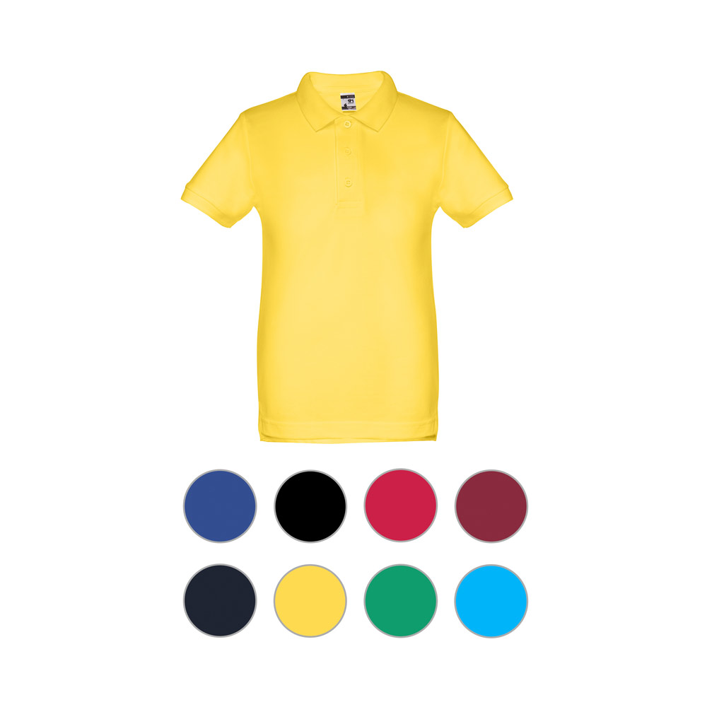 Short sleeve cotton polo for kids - Kingsdown - Llanrwst