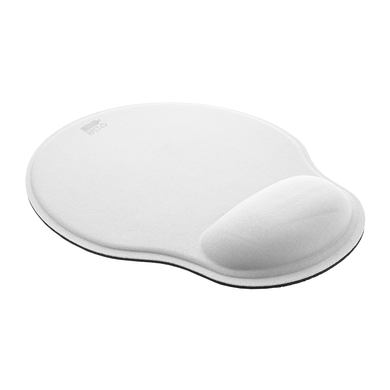 Wrest ergonomic RPET mouse pad with wrist rest and logo