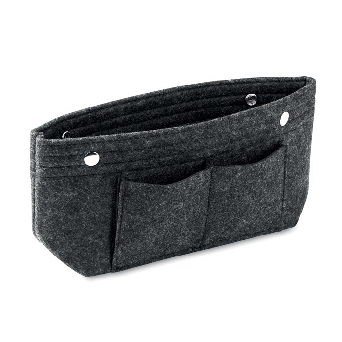 Marston Moretaine RPET felt travel organizer featuring 5 inner and 3 outer compartments - Comrie