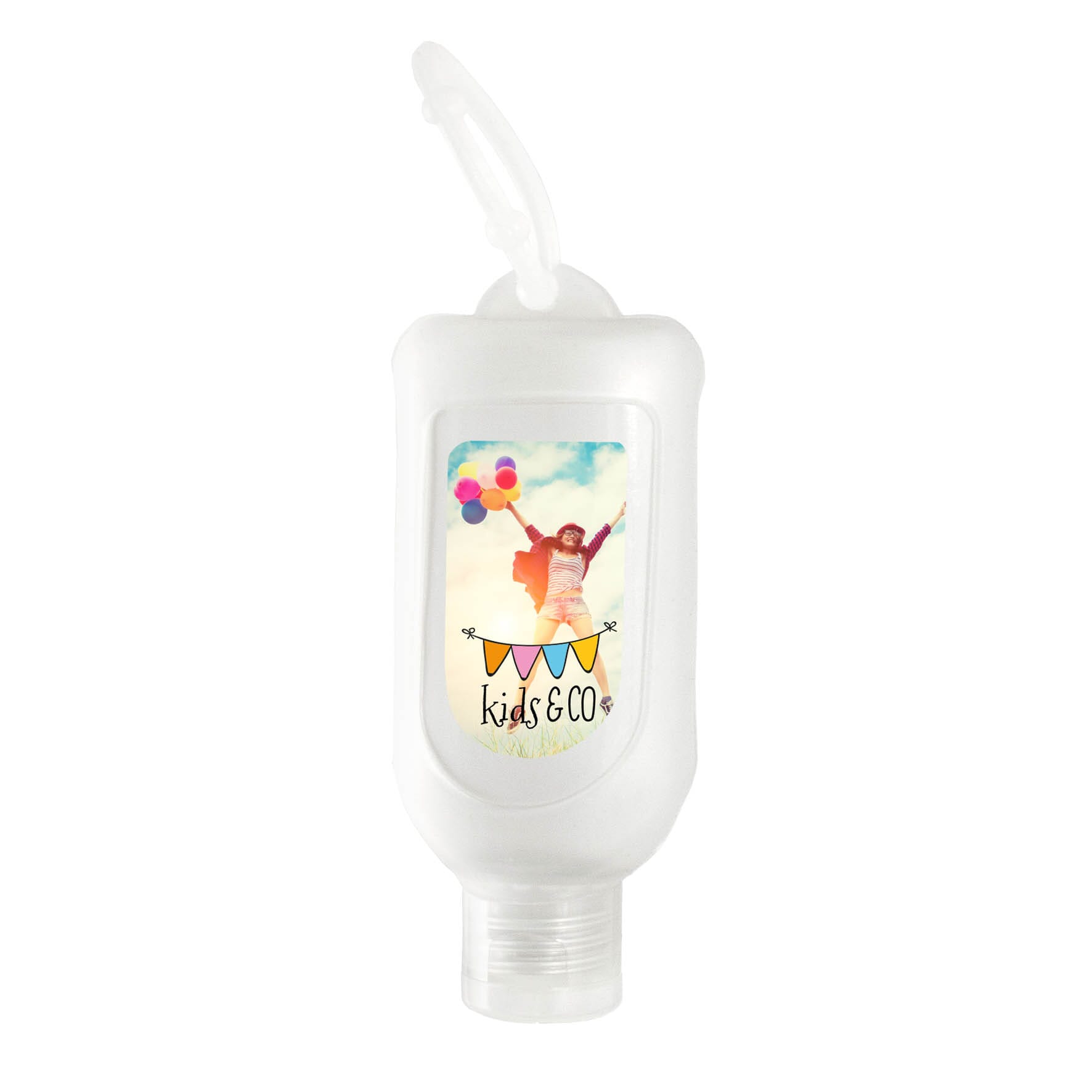Sonnencreme mit Haken - Sandau bedrucken mit Logo