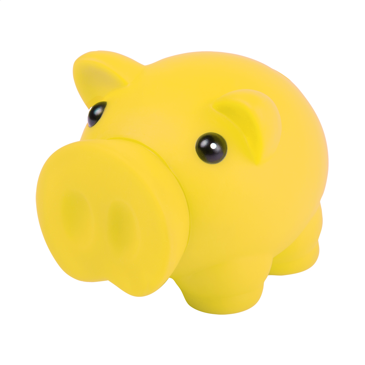 Oiban plastic piggy bank with removable nose, personalised with logo printed with logo