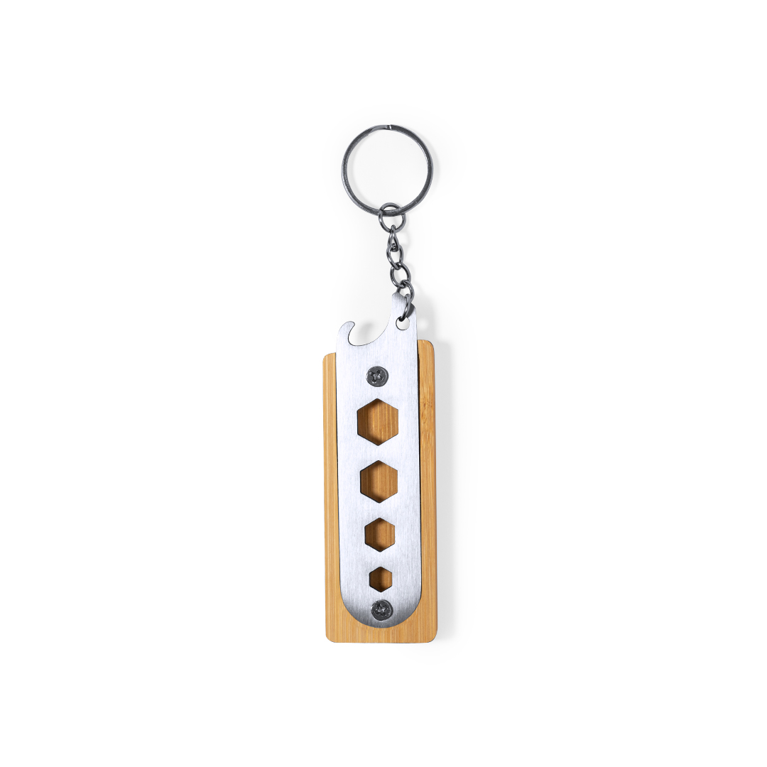 Bamboo Hexagon Key Ring -  - Long Wittenham