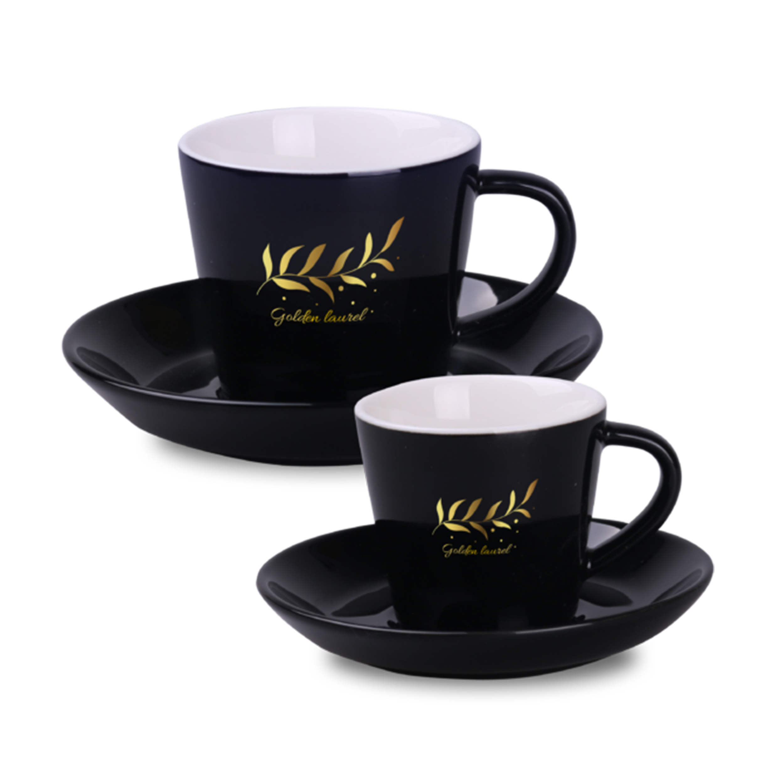 Elegant Black Porcelain Mug - Radstock