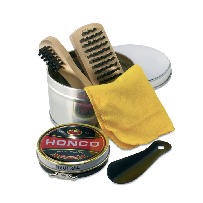 5-Piece Shoe Polish Kit in Tin Gift Box - Whitstable