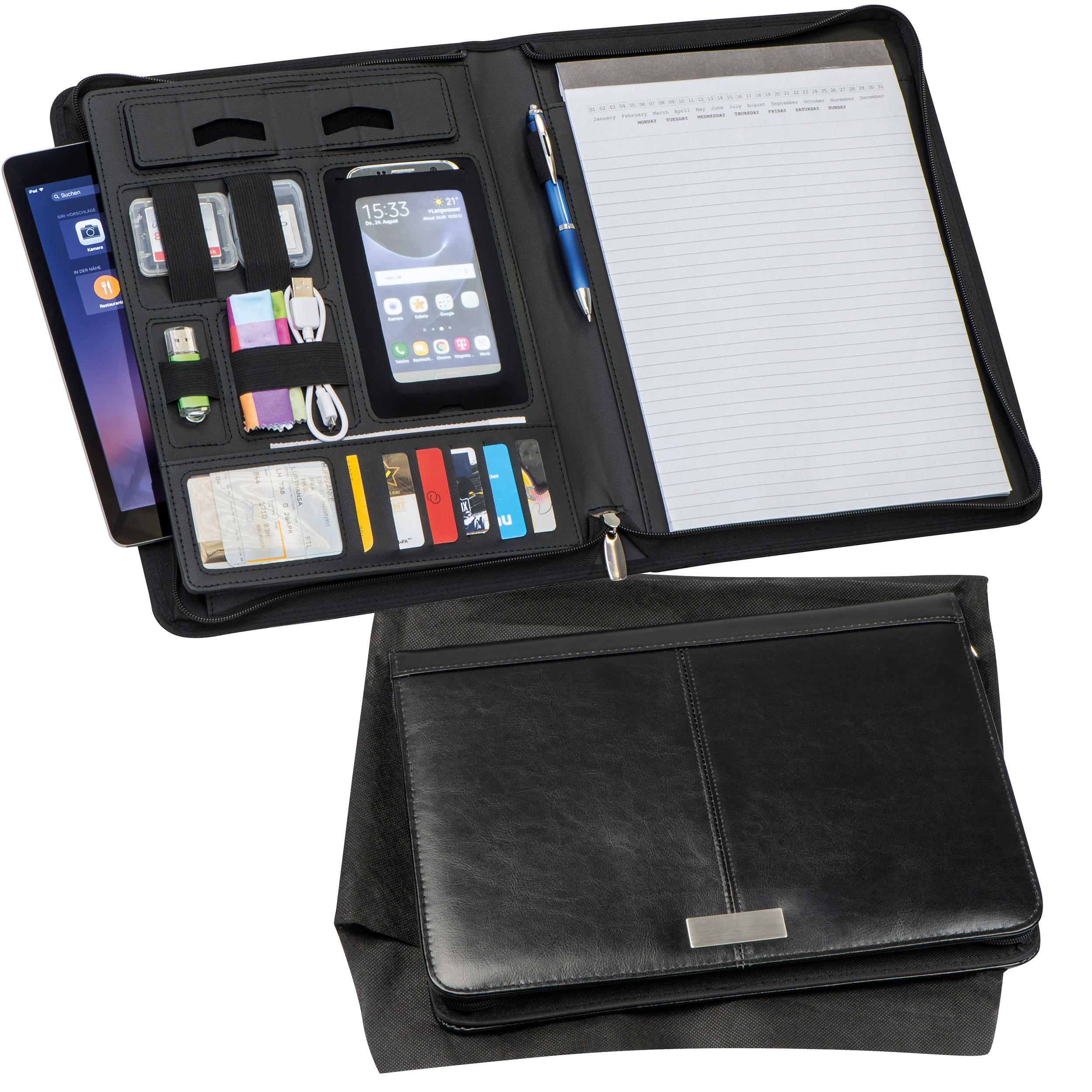 Executive Leather Portfolio - Salisbury - Barford
