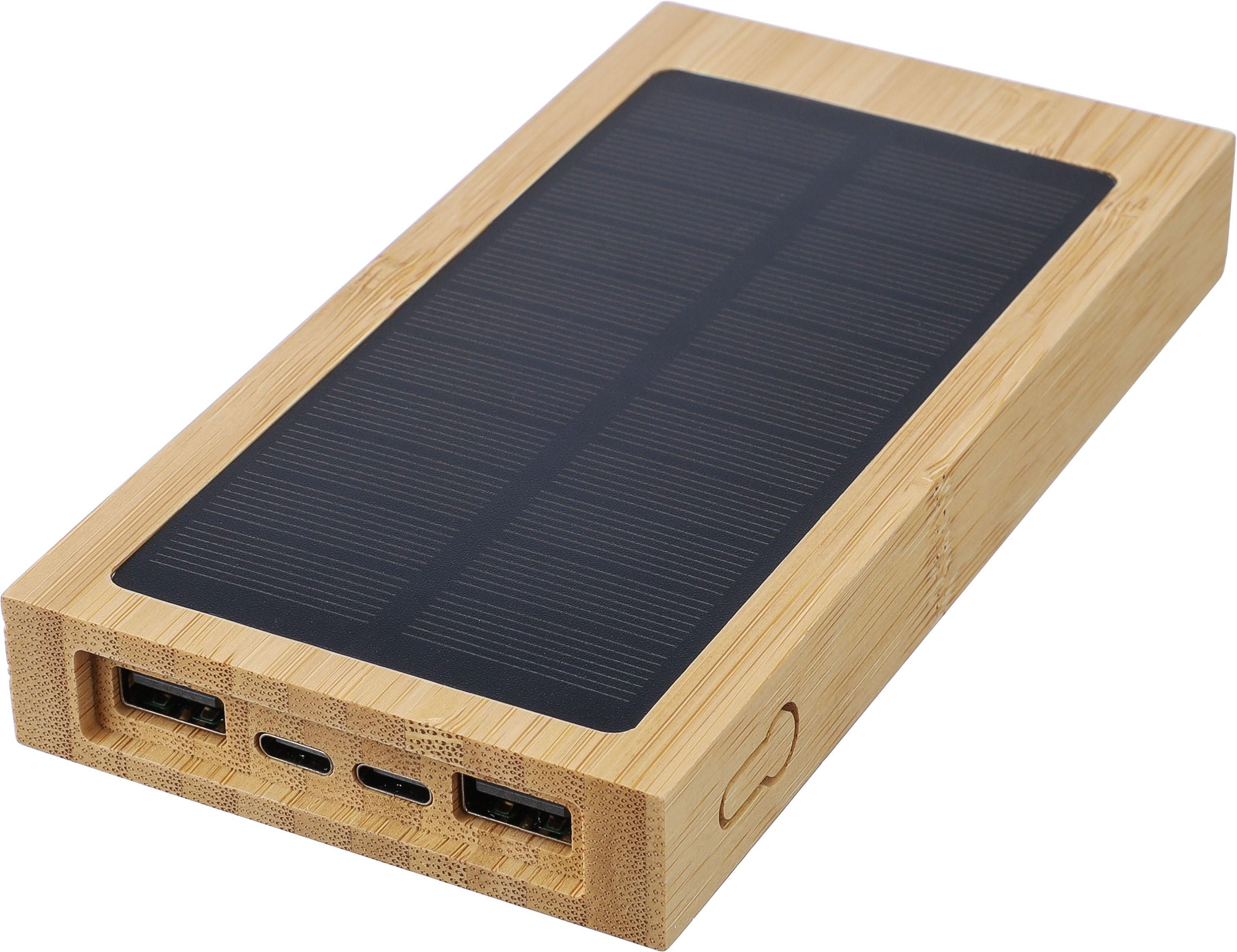 EcoCharger Bamboo Solar Power Bank - Lisburn