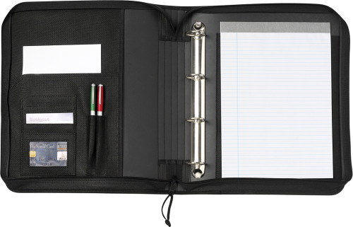 A4 conference portfolio made of polyester with a notepad - Buckie