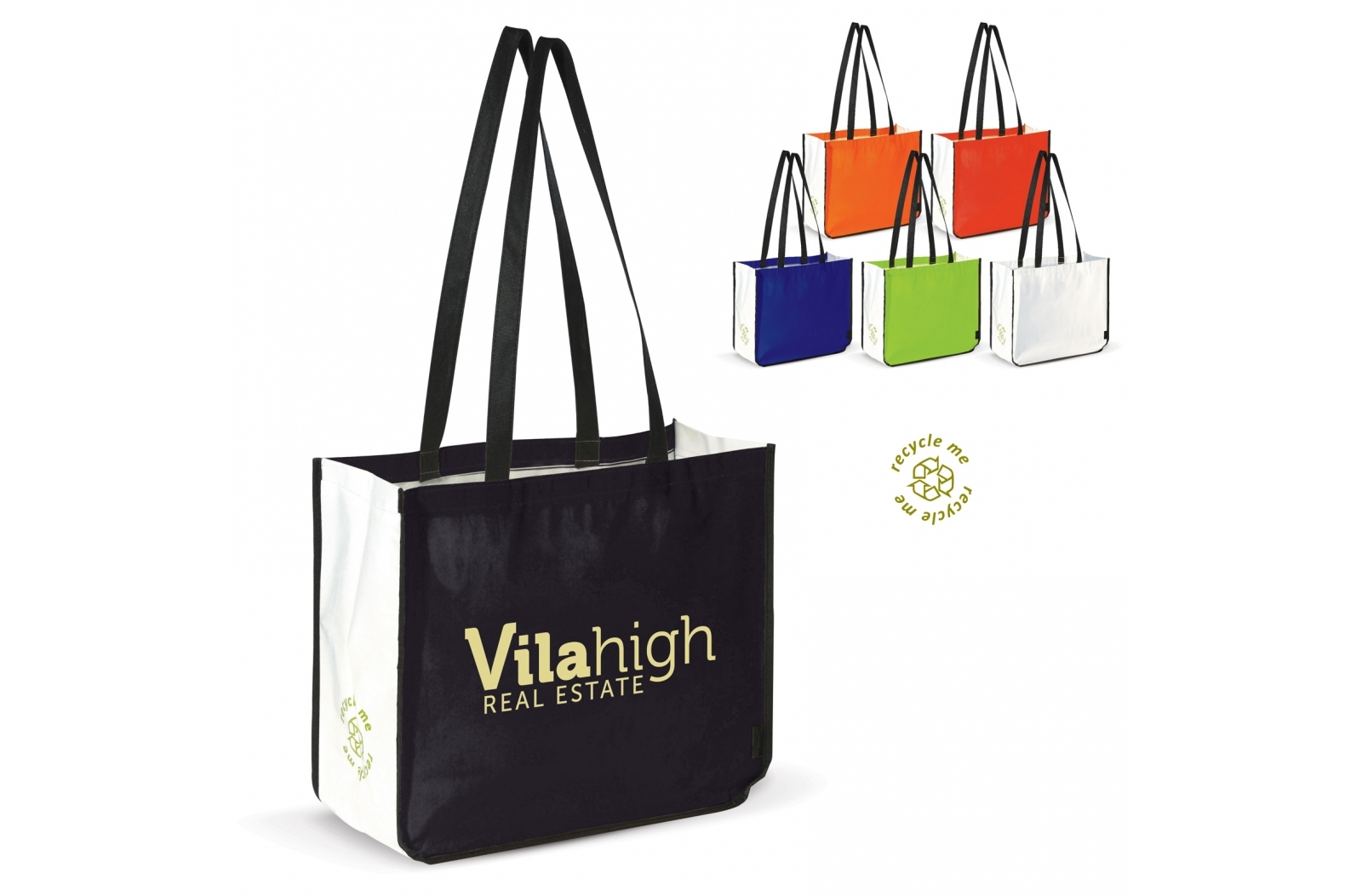 Laminated Non-Woven Large Shopping Bag - Portisham