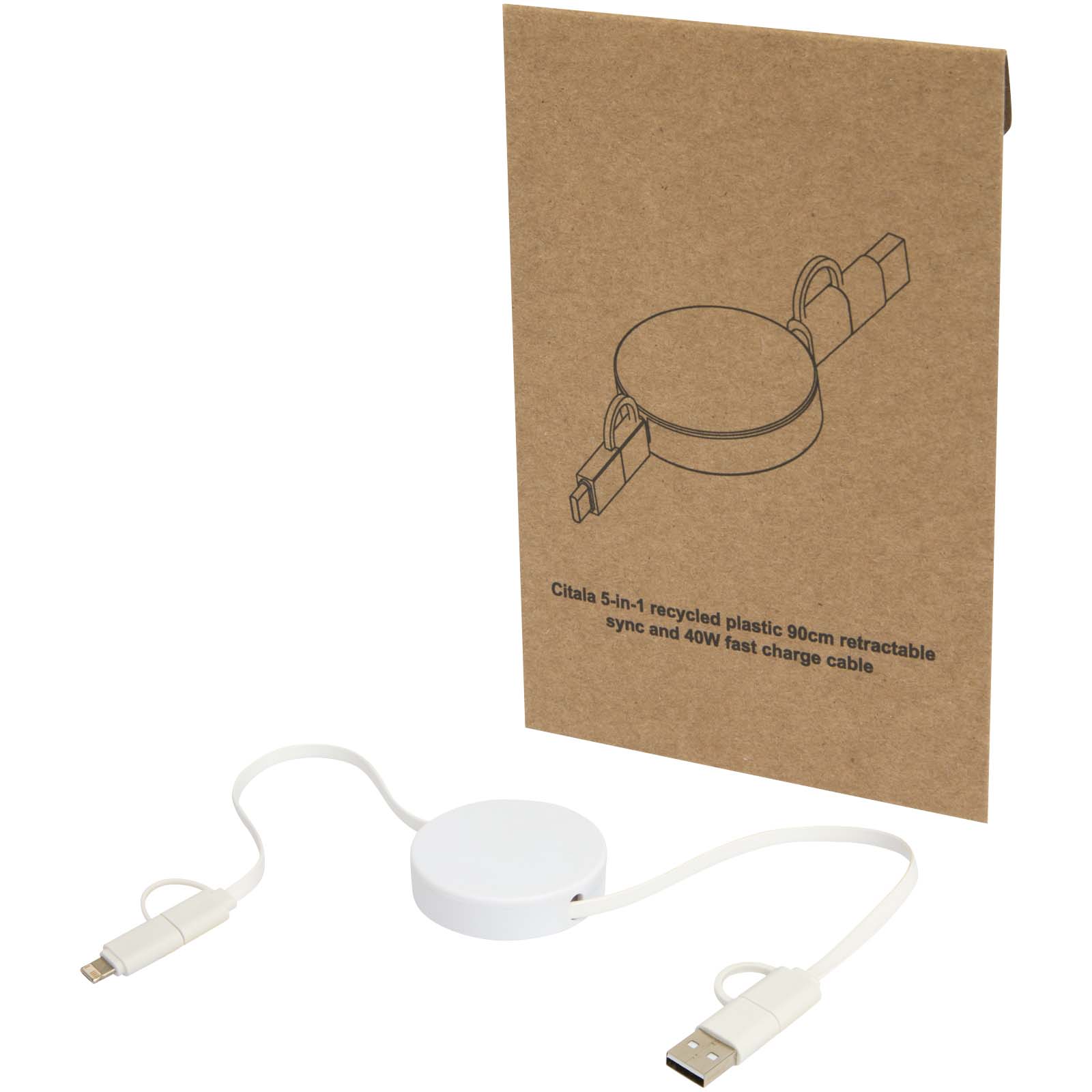 EcoCharge 5-in-1 Retractable Cable - Bognor Regis