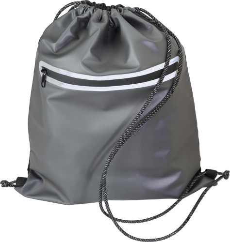 Waterproof Drawstring Backpack with Zippered Compartment - Inverurie