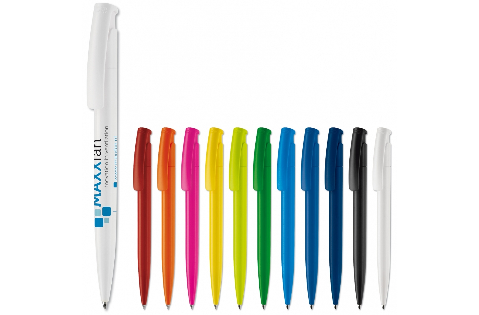 Kugelschreiber im deutschen Design mit blauer Jumbo-Mine und hartfarbigen Finish - Marston Green