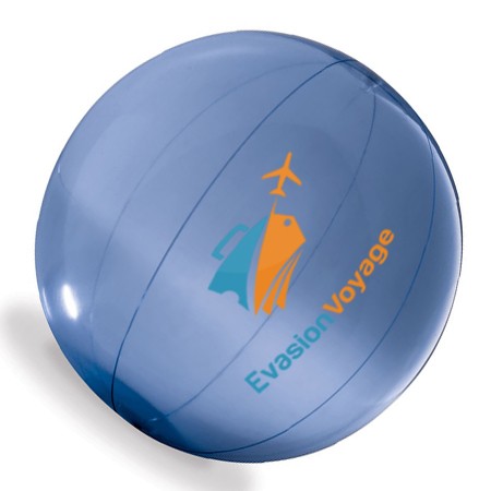 Transparent PVC Inflatable Beach Ball with a Diameter of 28cm - Foxton