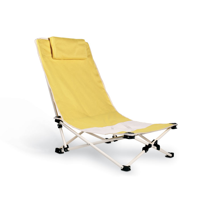 600D Polyester Beach Chair with Neck Pillow - Denby
