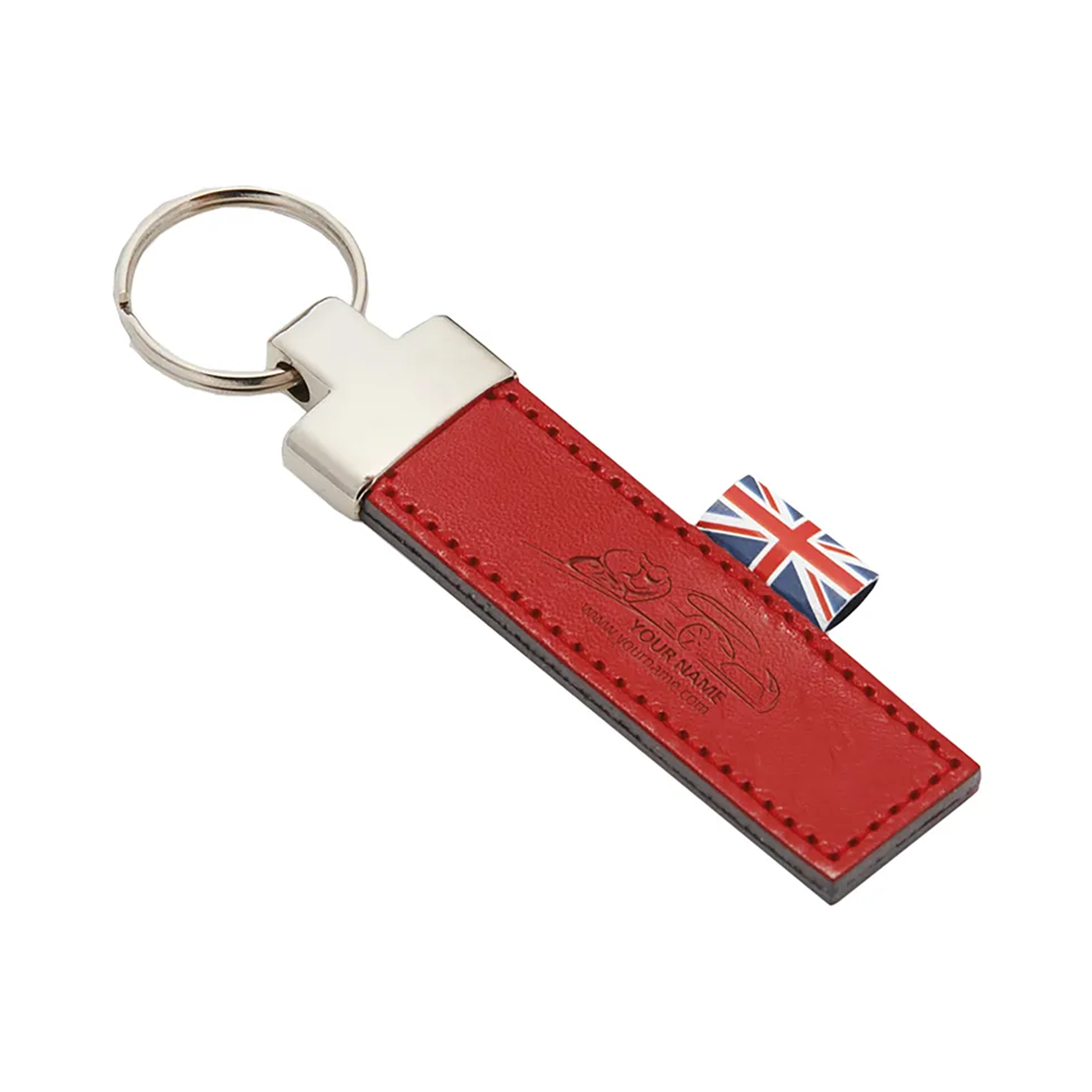 Flaggen- und Etiketten-Schlüsselanhänger - Leutkirch im Allgäu