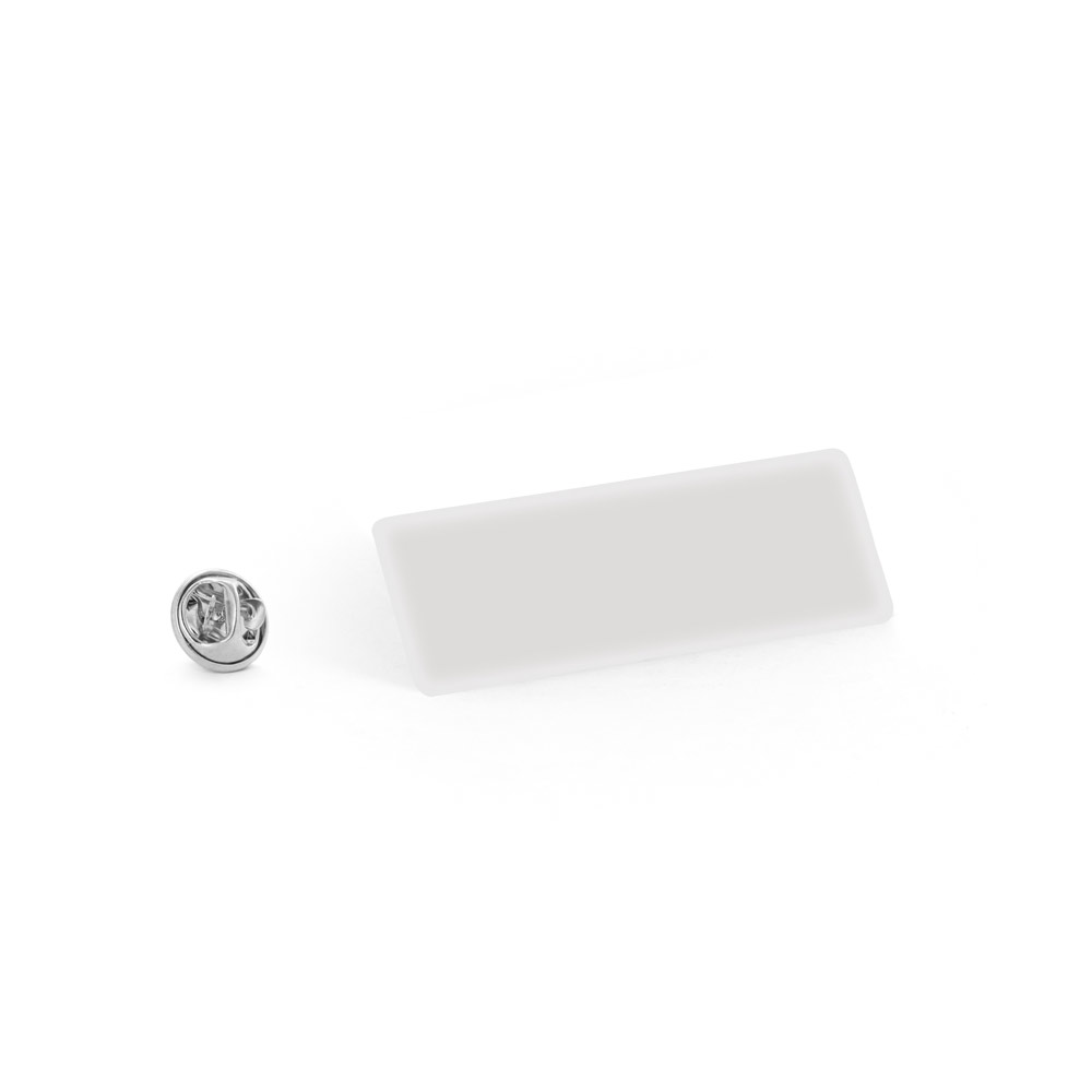 Doming 9 rectangle domed flexible badge with your logo, 35 × 12 mm