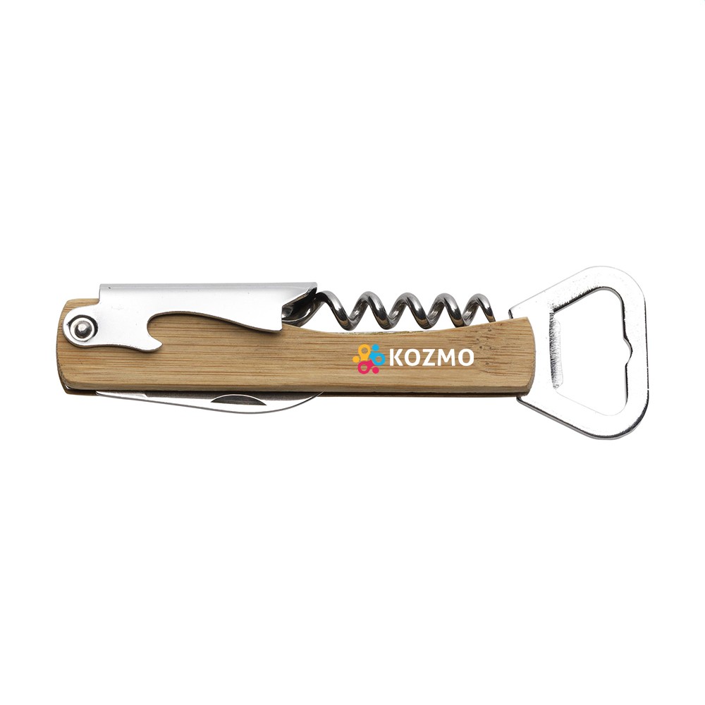 Bamboo Elegance Multifunction Wine Tool - Billinge