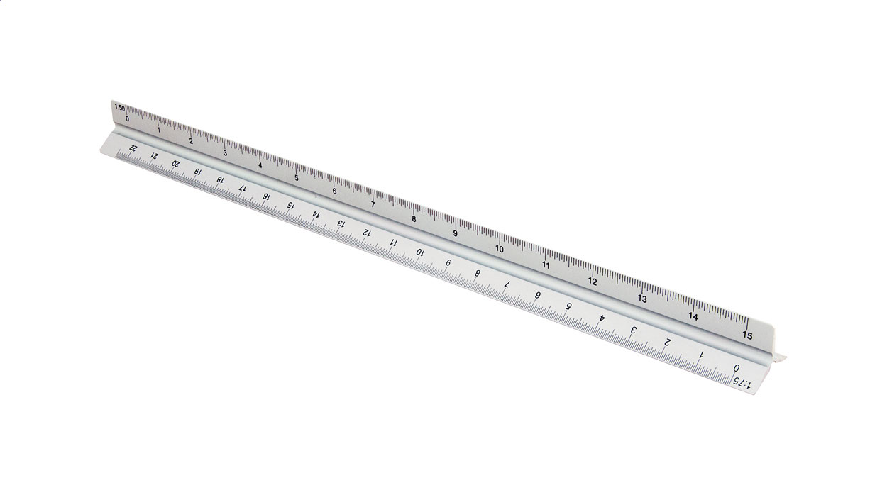 TriScale Precision Ruler - Headbourne Worthy printed with logo